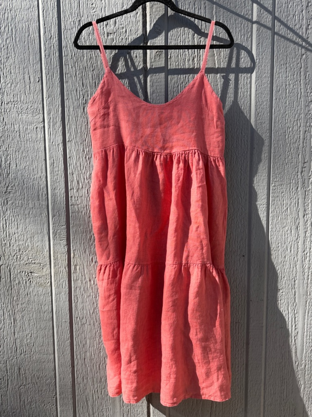 Meo Meli Tiered Sundress 100% Italian Linen Dress